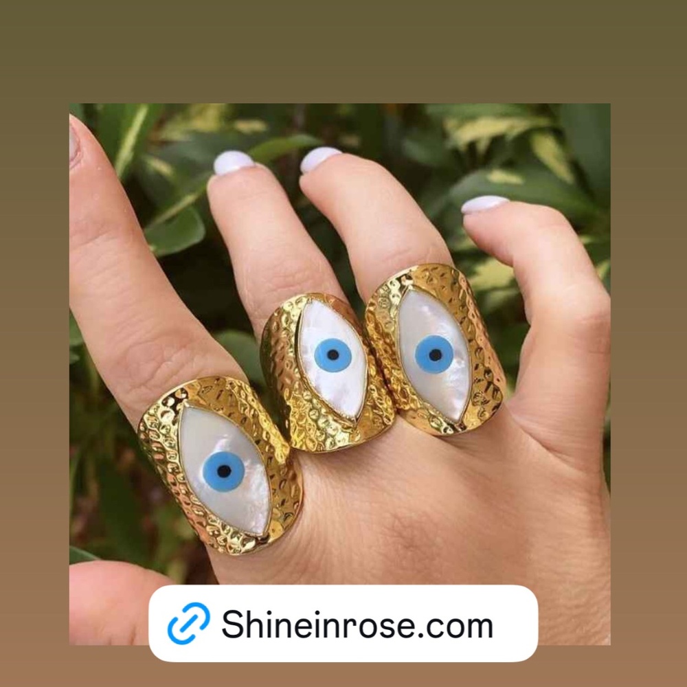 Evil eye ring